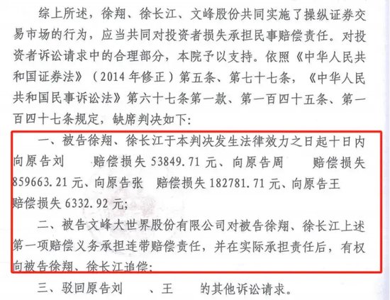 徐翔输了官司！操盘文峰股份手法曝光