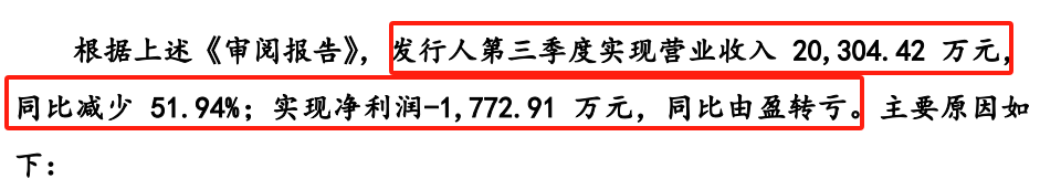 业绩大漂亮，但出现季度亏损，IPO撤材料